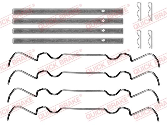 QUICK BRAKE 109-0069 - Zubehörsatz, Scheibenbremsbelag