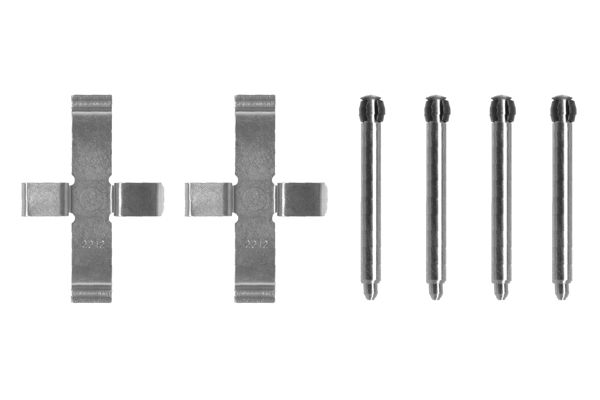 BOSCH 1 987 474 100 - Zubehörsatz, Scheibenbremsbelag