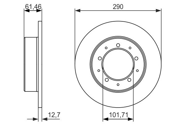 BOSCH 0 986 479 631 - Bremsscheibe