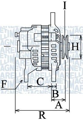 MAGNETI MARELLI 063731671010 - Generator