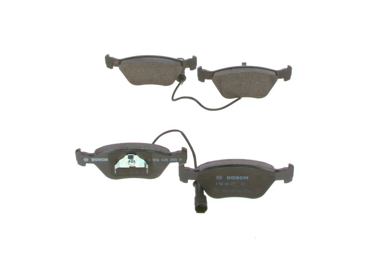 BOSCH 0 986 424 200 - Bremsbelagsatz, Scheibenbremse