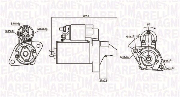 MAGNETI MARELLI 063721074010 - Starter