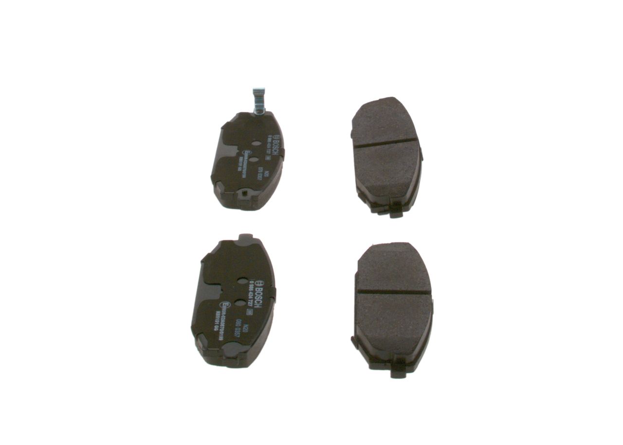 BOSCH 0 986 424 727 - Bremsbelagsatz, Scheibenbremse