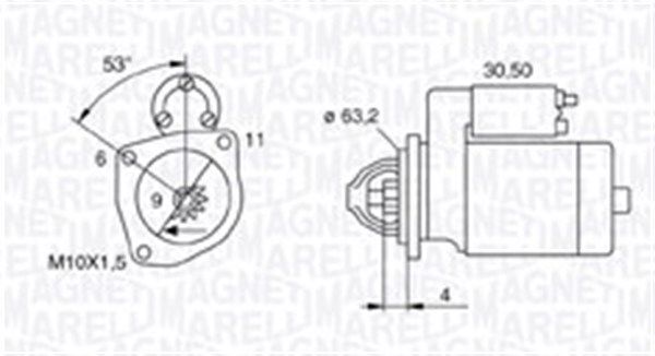 MAGNETI MARELLI 063721057010 - Starter