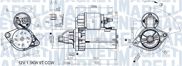 MAGNETI MARELLI 063721346010 - Starter