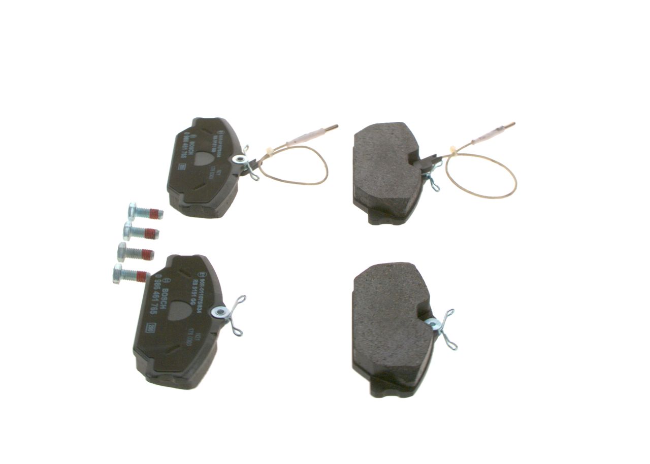 BOSCH 0 986 461 765 - Bremsbelagsatz, Scheibenbremse