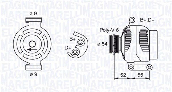 MAGNETI MARELLI 063377493010 - Generator