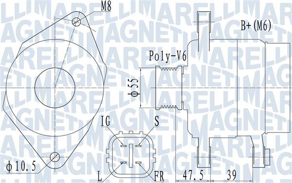 MAGNETI MARELLI 063731942010 - Generator